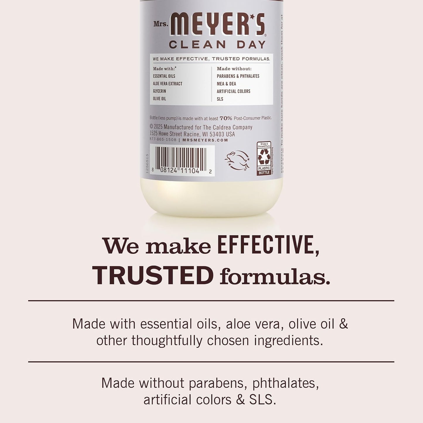 HOTMRS. MEYER'S CLEAN DAY Hand Soap, Lavender Scent, 12.5 Fl Oz Bottle - 3 Pack