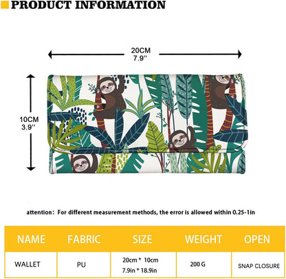 HOTAFPANQZ Women's Wallets Large Capacity with RFID Protection Waterproof Leather Long Clutch Wallet Phone Holder Zip Multi-Cards Slots PU Leather Wallet American Flag Clutch Wallet