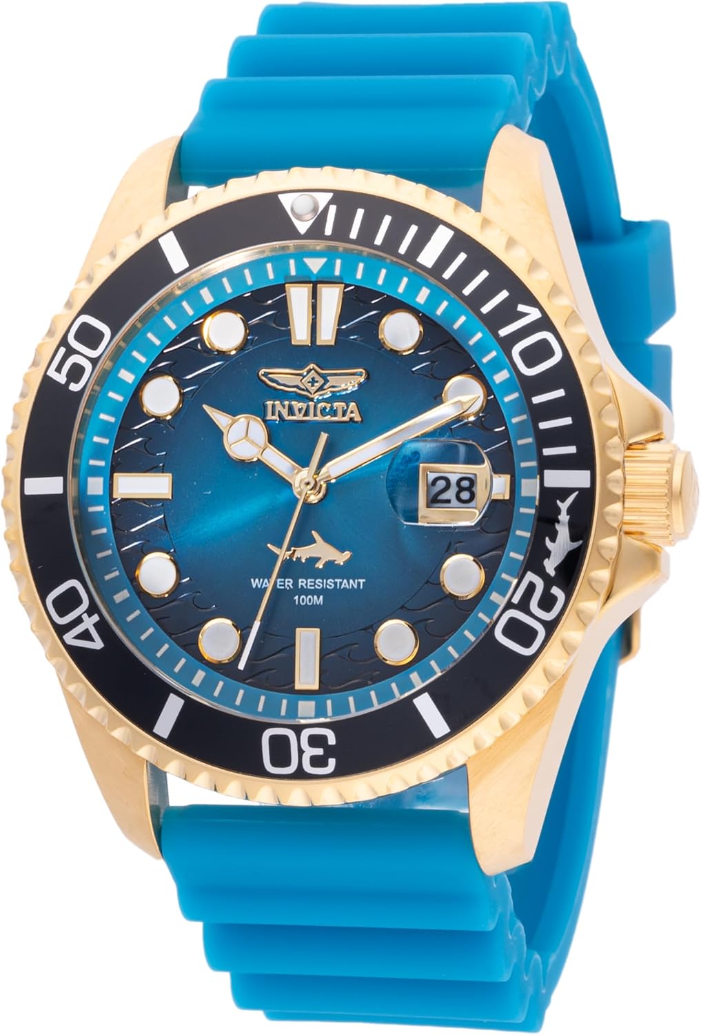 HOTInvicta Pro Diver Men 43mm Stainless Steel Steel Black dial