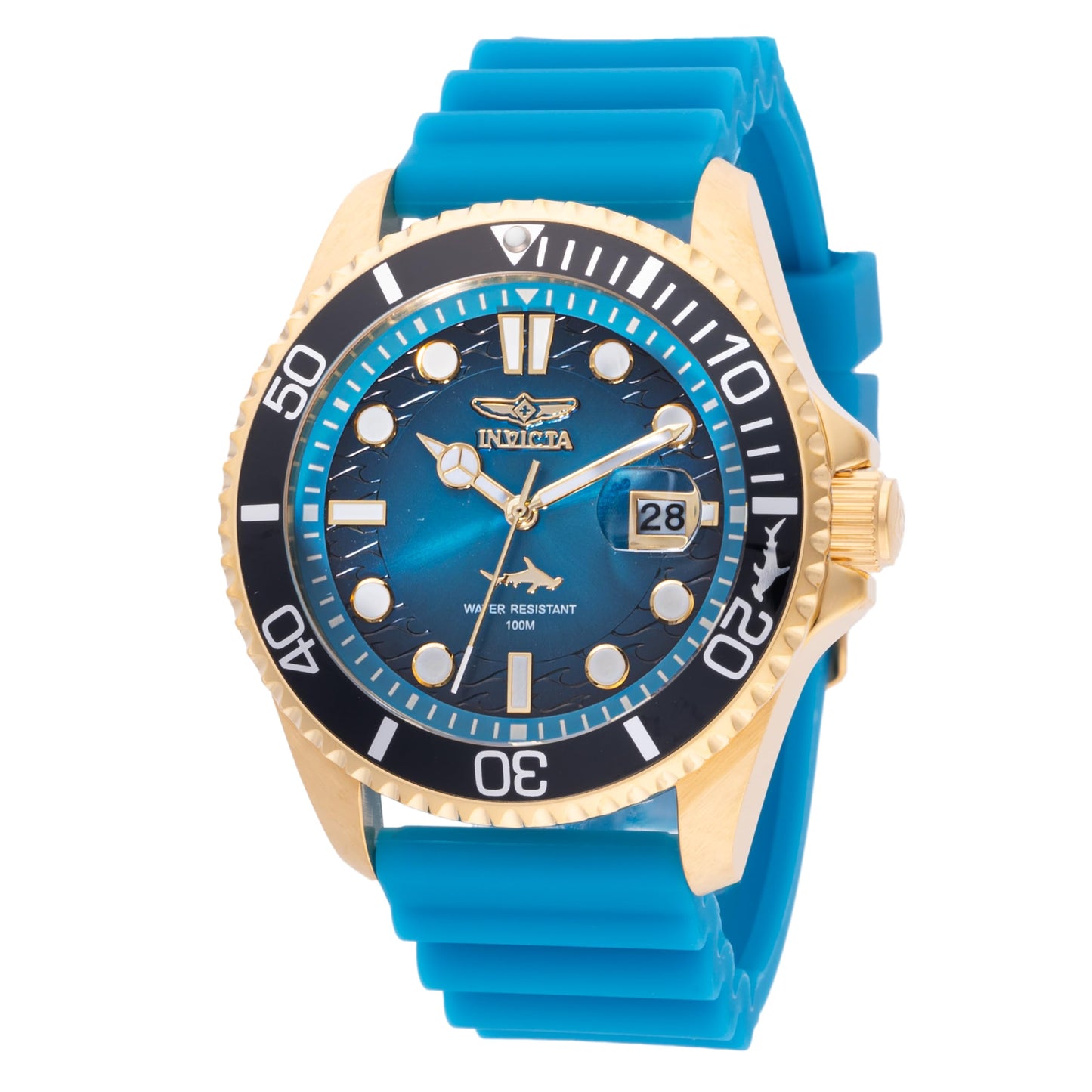 HOTInvicta Pro Diver Men 43mm Stainless Steel Steel Black dial
