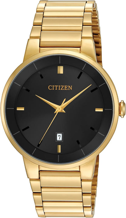 HOTCitizen Quartz Mens Watch, Stainless Steel, Classic