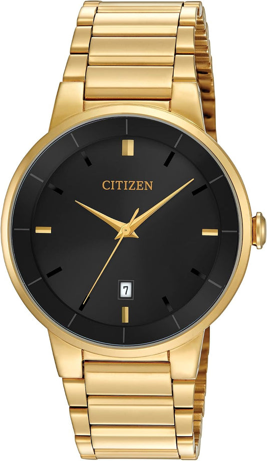 HOTCitizen Quartz Mens Watch, Stainless Steel, Classic