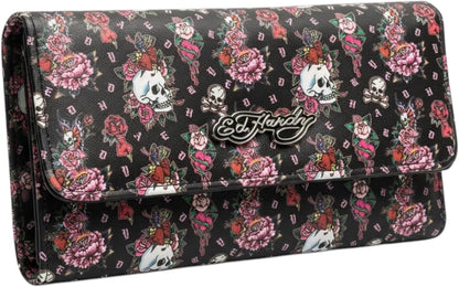 HOTED HARDY Women's Trifold Wallet with Multicompartment Storage EHW193 (Pink/White)