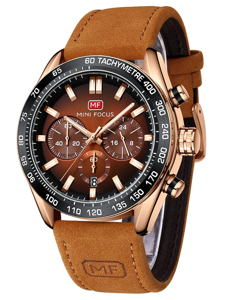 HOTAIMES Watch for Men Sport Military Waterproof Chronograph Mens Watches Analog Quartz Big Face Classic Stylish Fashion Casual Designer Business Work Wrist Watch Elegant Gift for Men