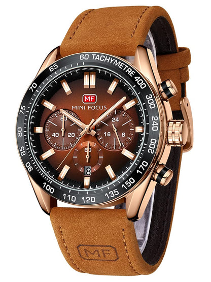 HOTAIMES Watch for Men Sport Military Waterproof Chronograph Mens Watches Analog Quartz Big Face Classic Stylish Fashion Casual Designer Business Work Wrist Watch Elegant Gift for Men
