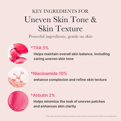 HOTmedicube TXA&Niacinamide 15% Glow Serum | Lightweight Daily Serum - For Uneven Skin Tone, Texture, and After Spot Care, High-Potency Tranexamic Acid 5%, 1.01 fl.oz