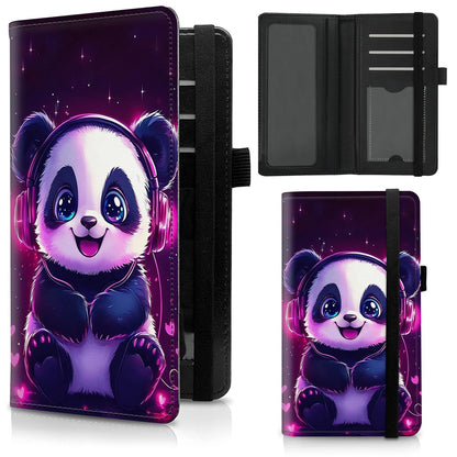 HOTCheckbook Cover for Duplicate Checks,Slim Durable RFID Blocking Checkbook Credit Card Holder for Personal and Business Checks-Cute Dog Paws