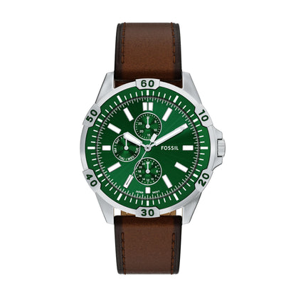HOTFossil Men's Watch, Garrett Multifunction Stainless Steel Watch for Men