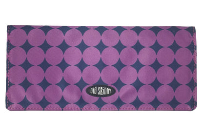 HOTBig Skinny Women's Executive Bi-Fold Checkbook Slim Wallet, Holds Up to 40 Cards