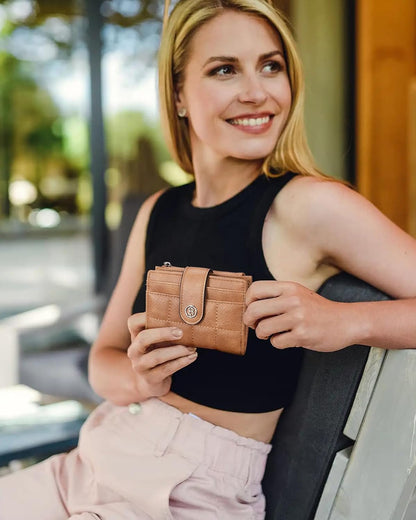 HOTBOSTANTEN Quilted Crossbody Bags for Women ＆ Credit Card Holder Wallet RFID Blocking