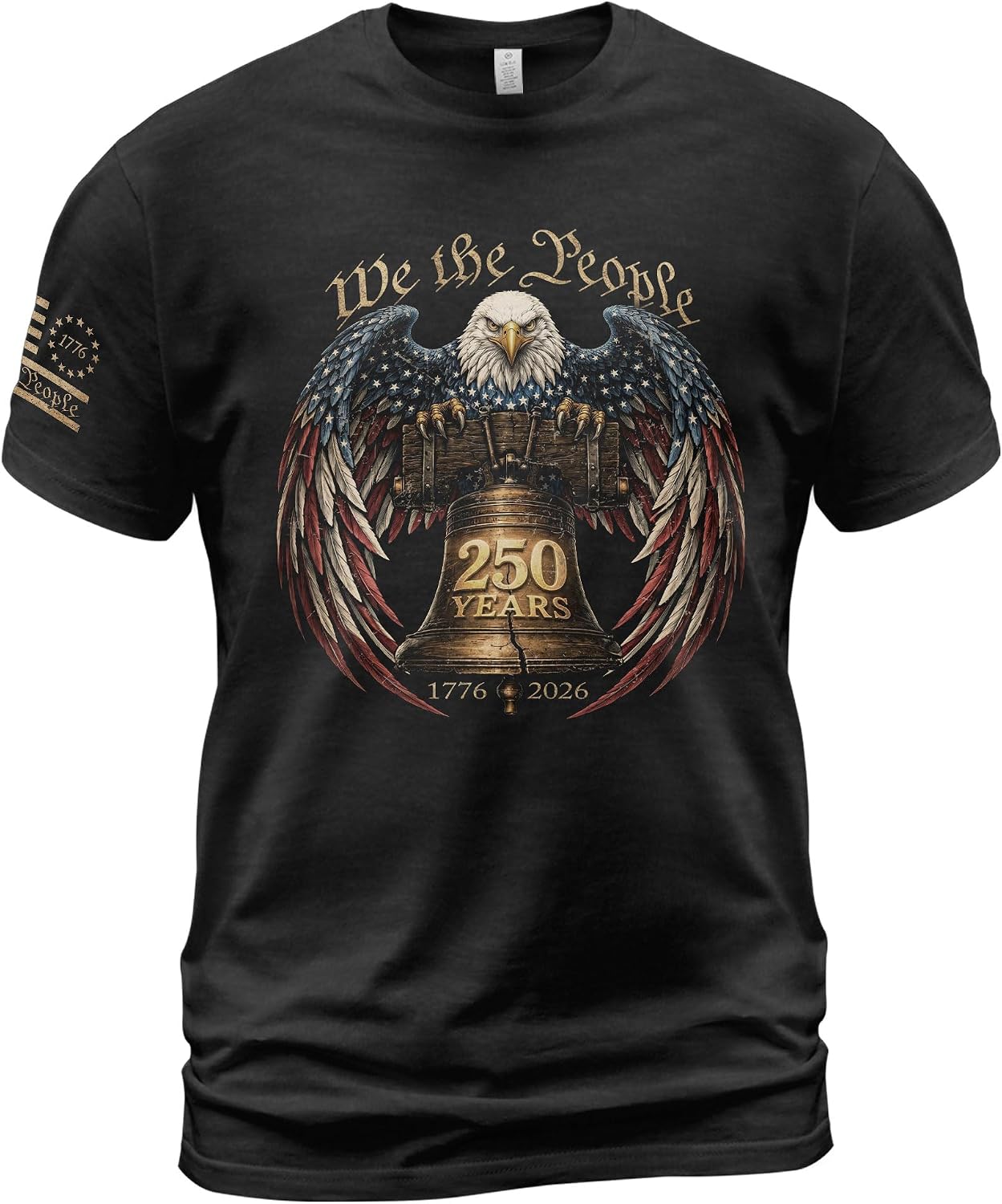 HOT1776-2026 Anniversary USA Shirt, Patriotic Graphic Men Shirt | Patriotic graphic tee featuring anniversary-inspired artwork, heritage details, suitable for holidays, events, casual wear