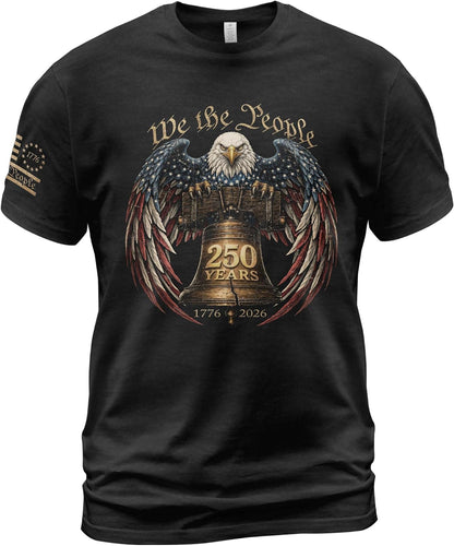 HOT1776-2026 Anniversary USA Shirt, Patriotic Graphic Men Shirt | Patriotic graphic tee featuring anniversary-inspired artwork, heritage details, suitable for holidays, events, casual wear