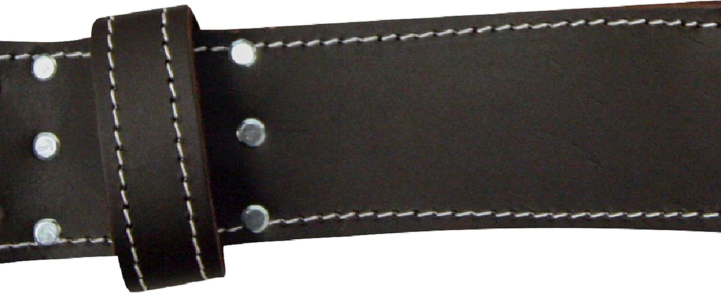 HOTMcguire-Nicholas 2 3/4" inch Oil Tanned Leather Tool Work Belt For 29"-46" Waist