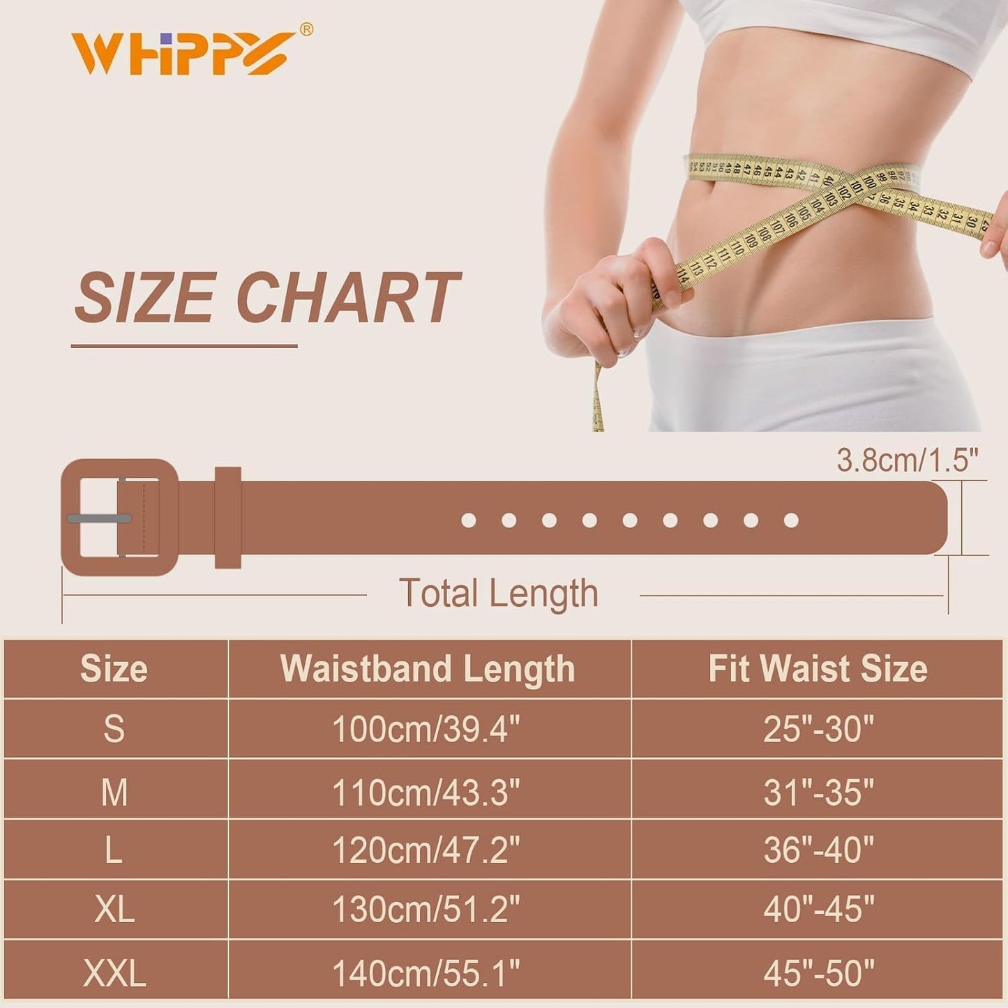 HOTWHIPPY Women Leather Belt Candy Color Fashion Square Buckle Belt Ladies Belt for Jeans Pants Dresses