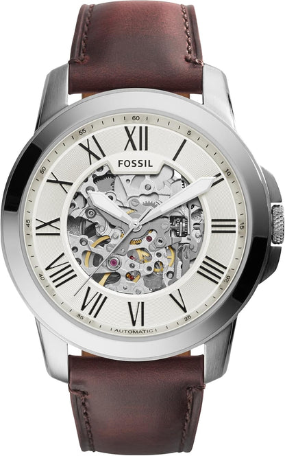 HOTFossil Men's Watch, Grant Quartz Stainless Steel Chronograph Watch for Men