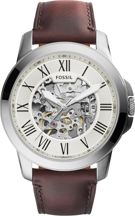 HOTFossil Men's Watch, Grant Quartz Stainless Steel Chronograph Watch for Men