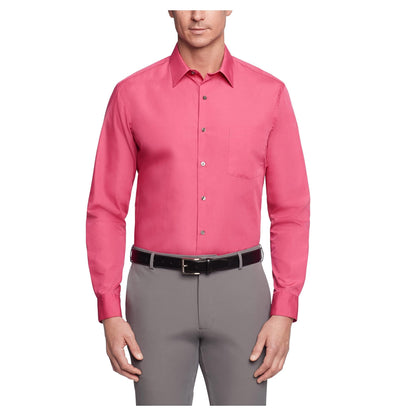 HOTVan Heusen Mens Dress Shirt Regular Fit Poplin Solid