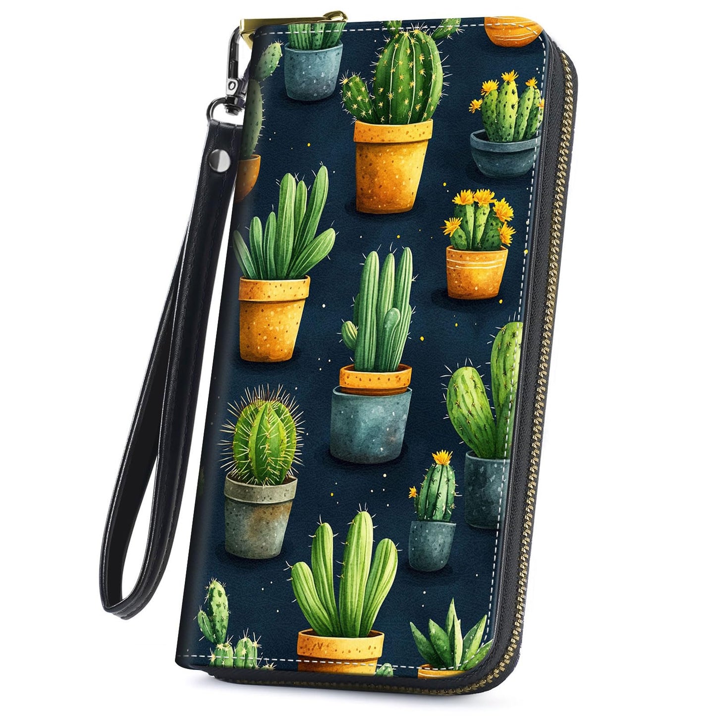HOTCute Wallets for Women Girls, Large Capacity PU Leather RFID Blocking Clutch Purse with Wristlet