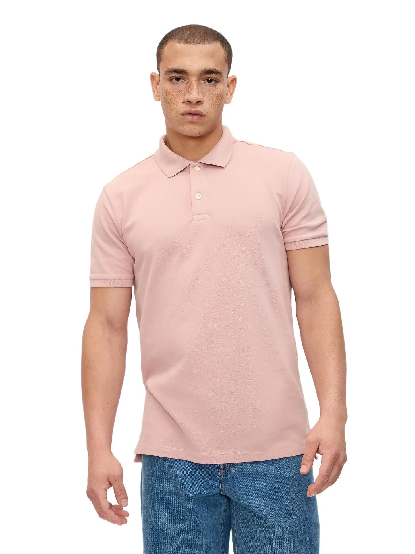 HOTGap Men's Stretch Pique Polo Shirt