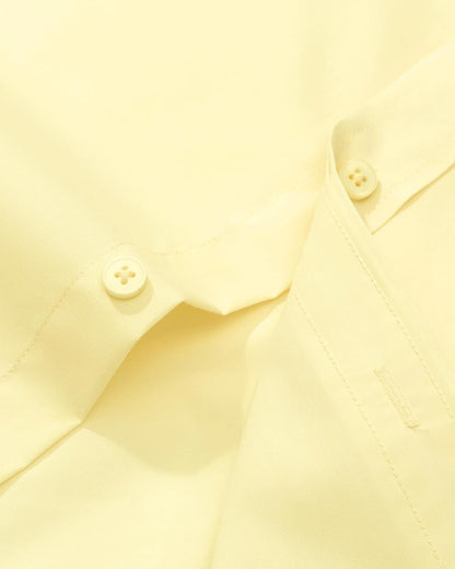 HOTAlimens & Gentle Men's Dress Shirt Regular Fit Stretch Stain Shield Long Sleeve Solid Business Wedding Button Down Shirts