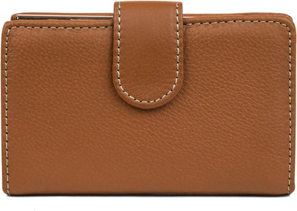 HOTMundi Rio Womens Leather Wallet Small Framed Index Clutch Purse