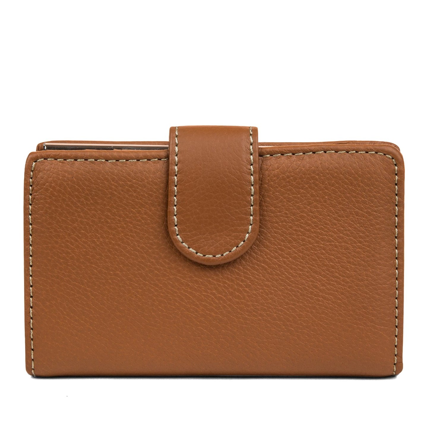HOTMundi Rio Womens Leather Wallet Small Framed Index Clutch Purse