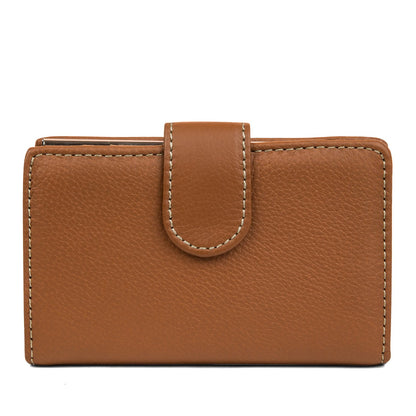 HOTMundi Rio Womens Leather Wallet Small Framed Index Clutch Purse