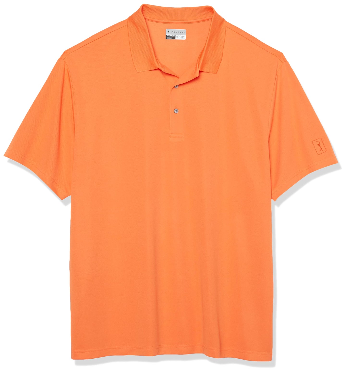 HOTPGA Tour Men's Airflux Solid Mesh Short Sleeve Classic Golf Polo Shirt
