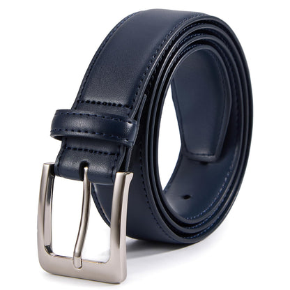 HOTVATAN Men's Genuine Leather Dress Belts, Handmade Classic Every Day Leather Jeans Belt for Men Work Business Casual
