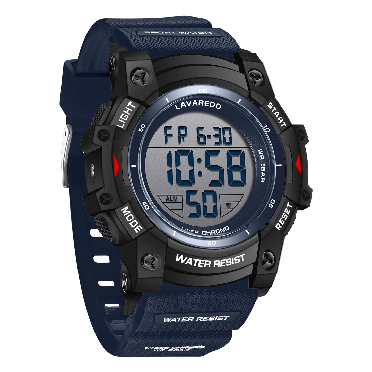 HOTMen's Digital Watch Sports Outdoor Waterproof Watches for Men with LED Backlight Alarm Stopwatch Mens Watches Digital Chronograph Military Date