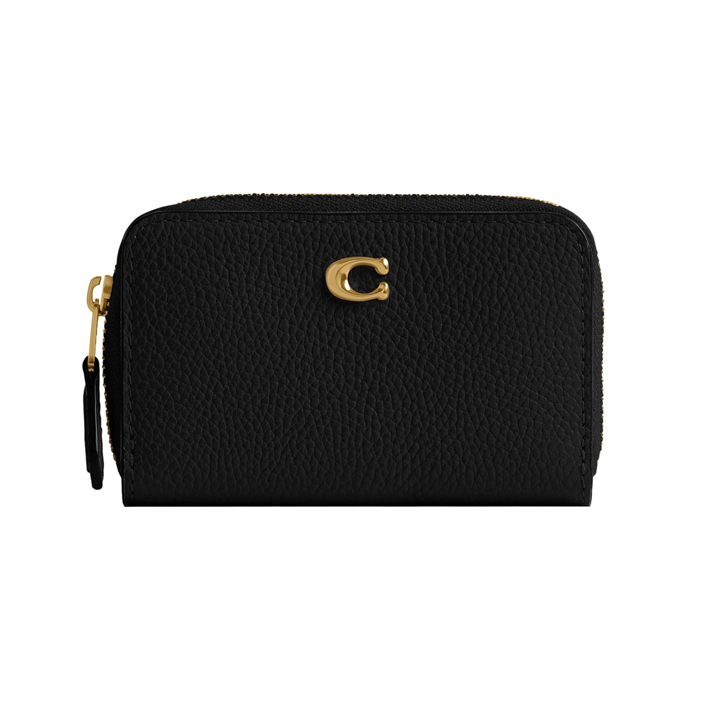 HOTCoach Essential Small Zip Around Card Case with Quilting
