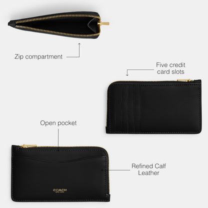 HOTCOACH Small Zip Card Case
