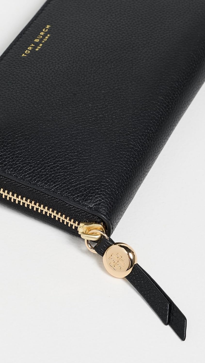 HOTTory Burch Women's Romy Zip Continental Wallet, Black, One Size