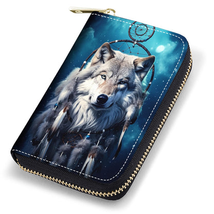 HOTCredit Card Holder Wallets for Women, RFID Blocking Small Leather Card Case Wallet with Zipper Accordion Wallets, Floral Quote Bible Verse Psalm 46:10