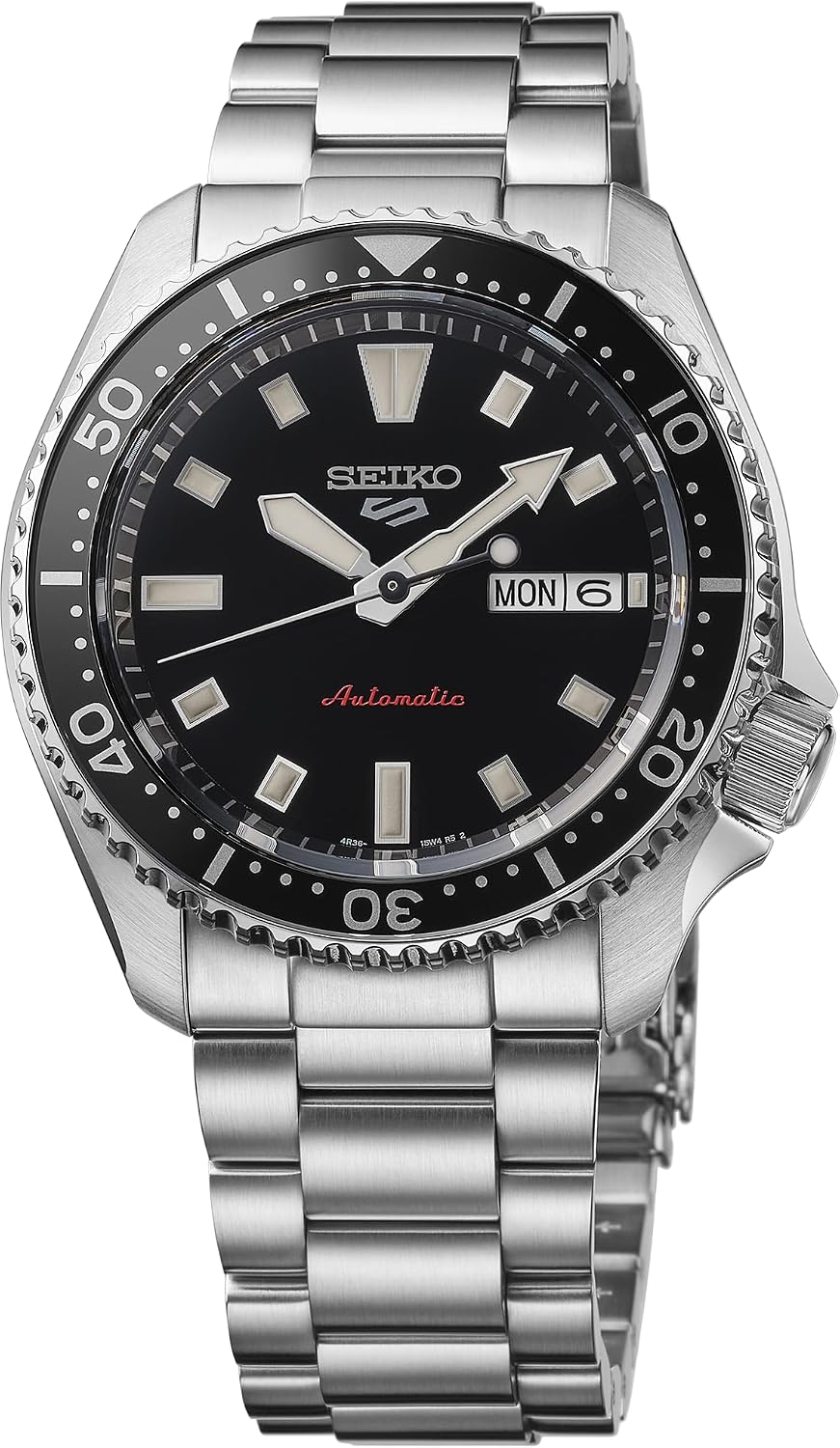 HOTSEIKO 5 Sports Men's Automatic Watch with Stainless Steel Case and Luminous Hands - Stylish Wrist Watches