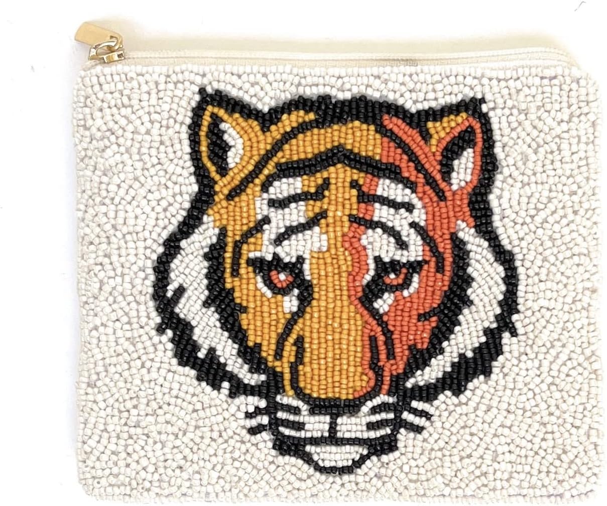 HOTBeaded Tiger Pouch