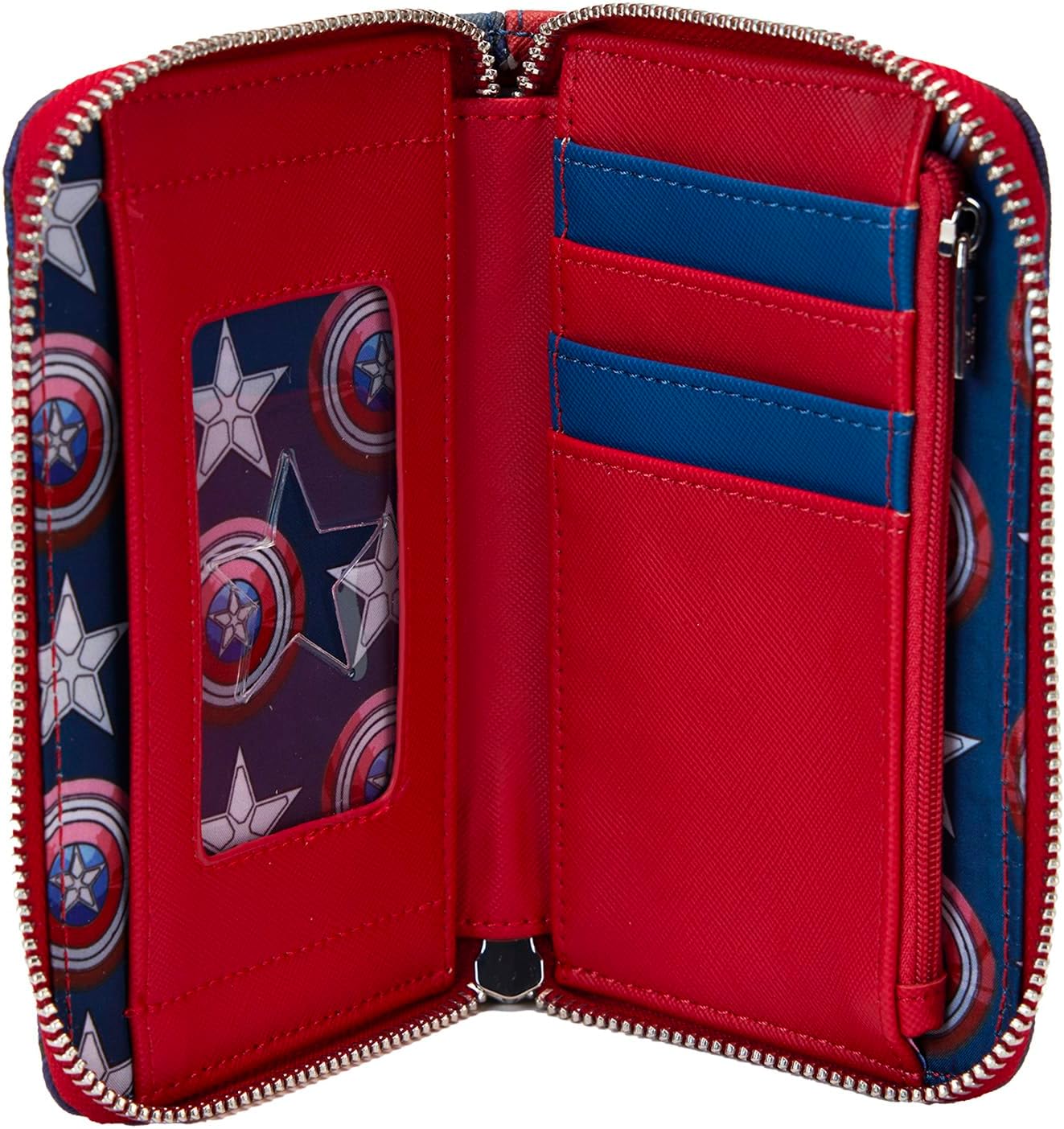 HOTLoungefly Marvel Captain America Brave New World Zip Around Wallet