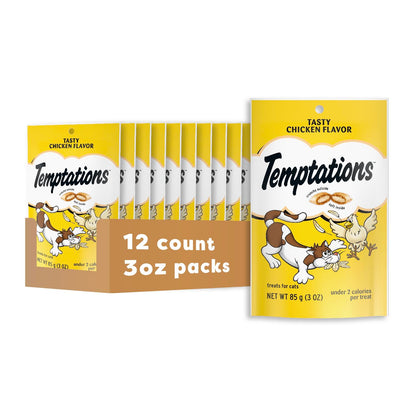 HOTTemptations Cat Treats MixUps Surfer's Delight, Tuna, Shrimp, Salmon Flavor, Crunchy and Soft Cat Treats, 30 oz. Tub