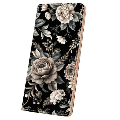 HOTWallets for Women RFID Wallet Cute Girls Ultra Slim Compact Clutch Long Credit Card Holder Floral Travel Wallet personalized Coin Pocket (Rose Skull)