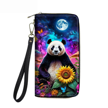 HOTWomen's Large Capacity Wallet PU Leather Double Zipper Clutch Purse Multifunctional Wallet with Removable Wristlet Strap for Smart Phone/Coin/Card/Cash, Floral Quotes Bible Verse Philippians 4-13