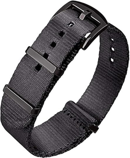 HOTRitche Military Ballistic Nylon Watch Strap with Heavy Buckle 18mm 20mm 22mm Premium Nylon Watch Bands for Men Women