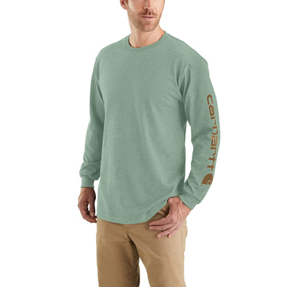 HOTCarhartt Men's Dearborn Loose Long-Sleeve Logo T-Shirt Closeout