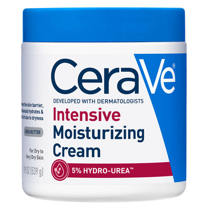 HOTCeraVe Intensive Moisturizing Cream, Body Moisturizer With Shea Butter, 72H Hydration + Skin Barrier Repair, Fragrance-Free Body Lotion For Extremely Dry Skin, 19oz | Packaging May Vary