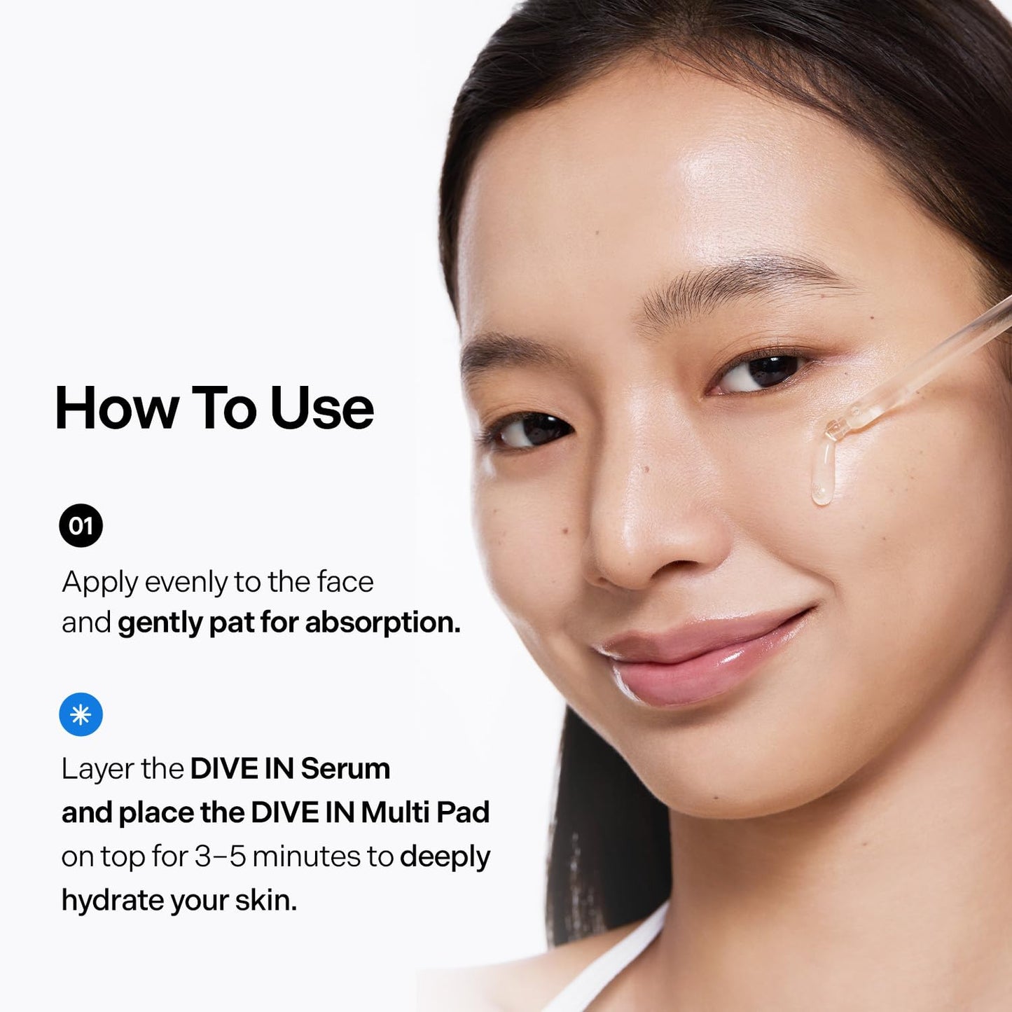 HOTTorriden DIVE IN Hyaluronic Acid Serum for Deep Hydration | Korean K-Beauty Glass Skin Plump Glow | Lightweight Fast-Absorbing Face Serum 50ml (1.69 fl.oz.)