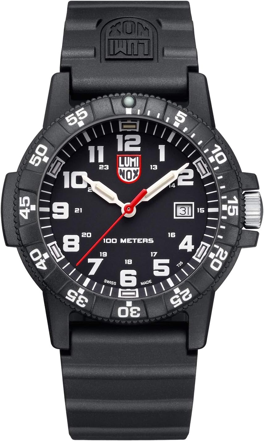 HOTLuminox Leatherback SEA Turtle Giant XS.0321.L Mens Watch 44mm - Military Watch in Black Date Function 100m Water Resistant