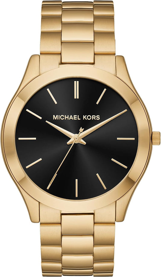 HOTMichael Kors Oversized Slim Runway Men's Watch, Stainless Steel Watch for Men