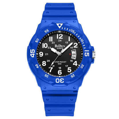 HOTLN LENQIN Mens Watches Stainless Steel Waterproof Analog Quartz Watch for Men with Date Luminous Fashion Wristwatch