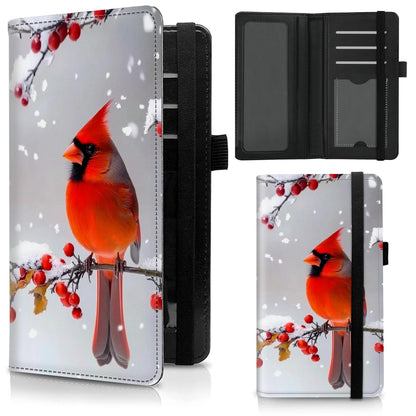 HOTCheckbook Cover for Duplicate Checks,Slim Durable RFID Blocking Checkbook Credit Card Holder for Personal and Business Checks-Cute Dog Paws