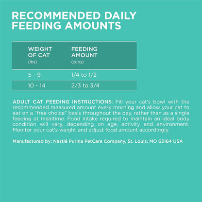 HOTPurina ONE Sensitive Stomach, Sensitive Skin, Natural Dry Cat Food, +Plus Sensitive Skin and Stomach Formula - 16 lb. Bag