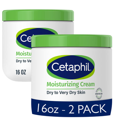 HOTCetaphil Face & Body Moisturizer, Hydrating Moisturizing Cream for Dry to Very Dry, Sensitive Skin, NEW 20 oz, Fragrance Free, Non-Comedogenic, Non-Greasy (Packaging May Vary)